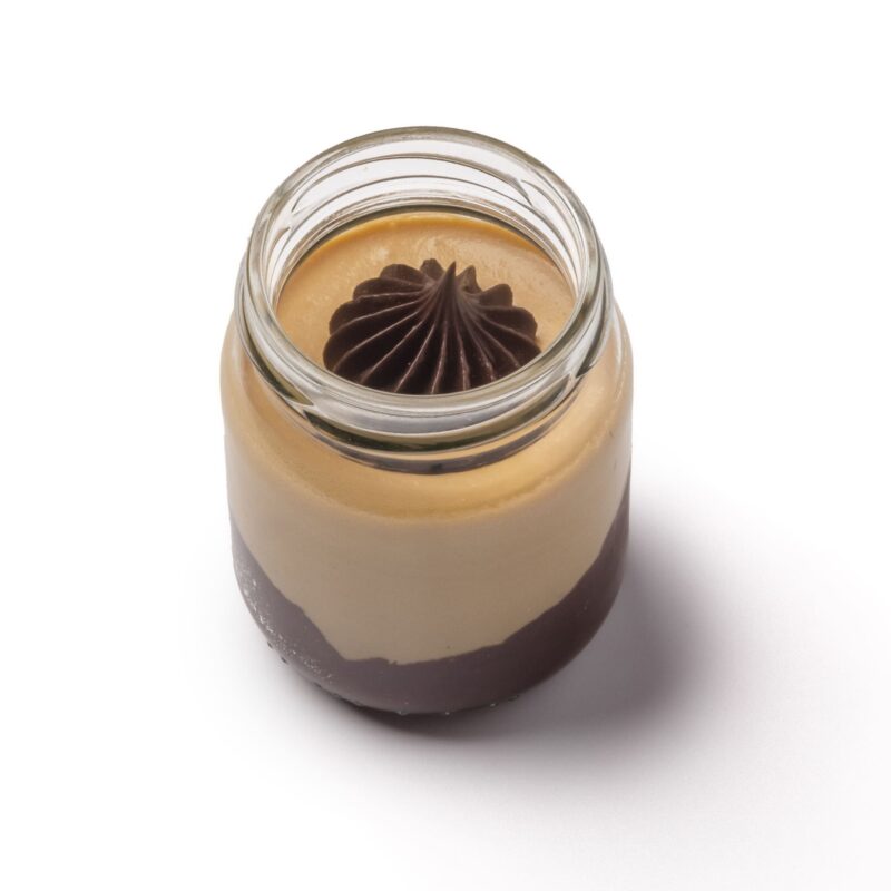 Mousse Manjar-Chocolate